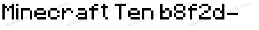 Minecraft Ten b8f2d字体转换